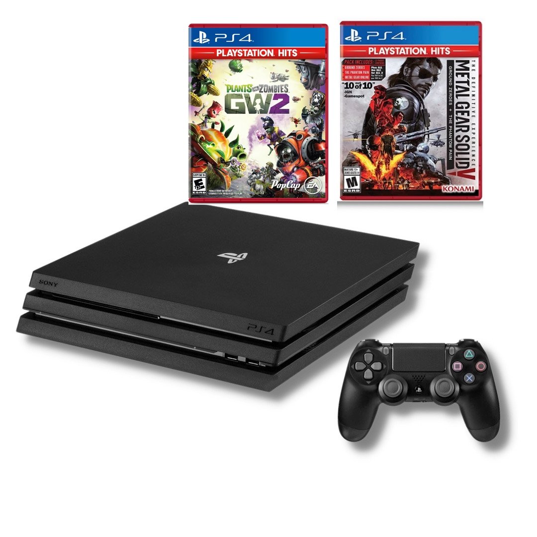 Sony Playstation 4 PRO 1TB PS4 Console - 2 New Game Bundle from 2P